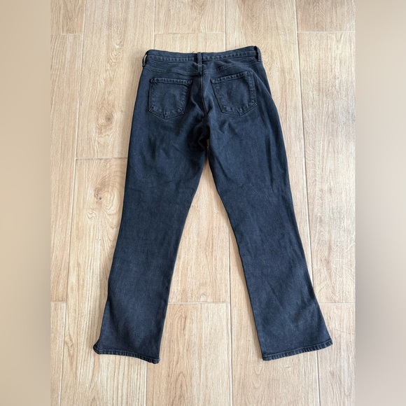 J Brand Mid Rise Split Straight Black Jeans - Picture 5 of 5